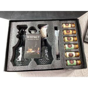 Whiskey Infusion Kit With WishWeaver Herbs Spices & Glass Decanters*NWB